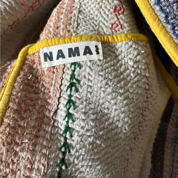 Colorful Striped Jacket with Yellow Trim - Picture 4 of 6